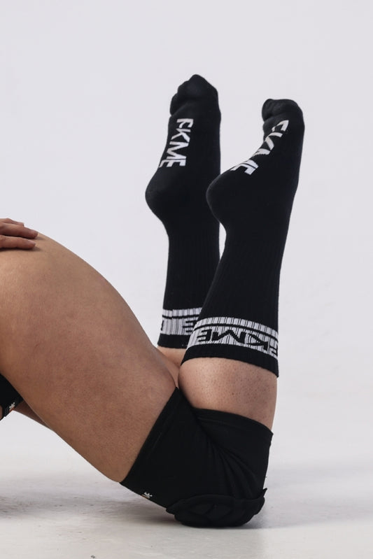 Logo Socks Black - size 4-8