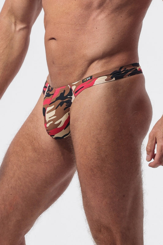 Camo Thong Red